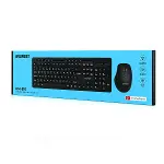 Kablosuz Multimedia Klavye - Mouse Seti Siyah Q Klavye KM-510-3