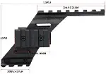 İçin Polimer Naylon Fener, Lazer Üst Ray 22mm-2