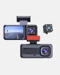 Üç Kameralı Dash Cam 170° Geniş Açılı Full HD Gece Görüşlü-3