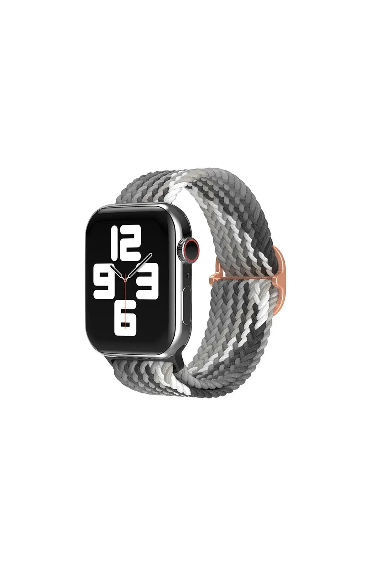 Watch 20mm Kordon - Gri-siyah