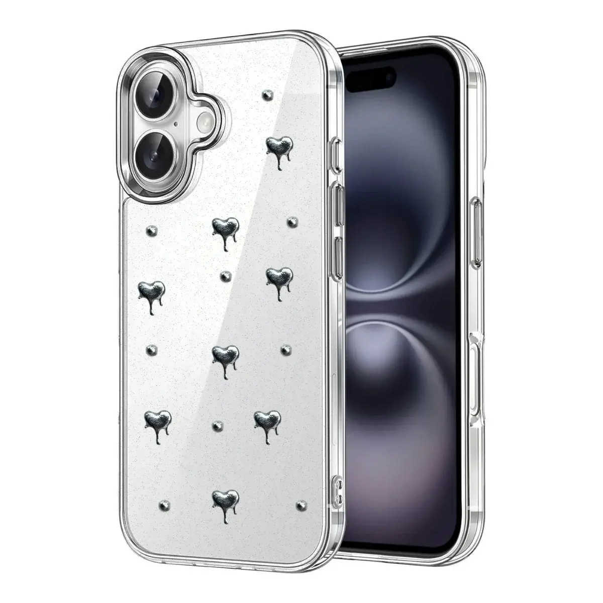 Apple İphone 16 Plus Fiyonk Desenli Kapak - Desen 1