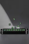 Araç İçi Numaratör Numaralık Torpido Üstü Açılır Kapanır Telefon Numarası Bırakma-3