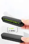 Araç İçi Numaratör Numaralık Torpido Üstü Açılır Kapanır Telefon Numarası Bırakma-4