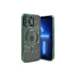 Apple İphone 15 Pro Kılıf Kross Magneticsafe Kapak - Koyu Yeşil-1