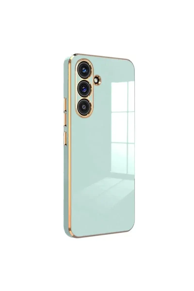 Samsung Galaxy S24 FE Kılıf Volet Silikon - Açık Yeşil