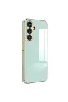 Samsung Galaxy S24 FE Kılıf Volet Silikon - Açık Yeşil-1