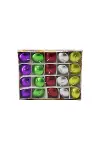 20PCS Suda Yüzen Mum Beyaz - Renkli-1