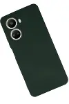 Huawei Nova 10 SE Kılıf First Silikon - Koyu Yeşil-3