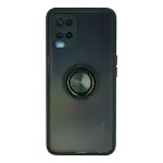 Oppo A54 4g Kılıf Montreal Yüzüklü Silikon Kapak - Yeşil-1