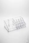 Şeffaf Akrilik Banyo Kozmetik Düzenleyici Organizer 13x22x8 cm-3