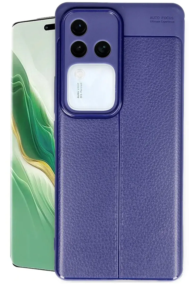 Vivo V30 5G Kılıf Auto Focus Kapak - Lacivert