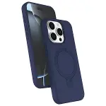Apple İphone 15 Pro Max Regal Magsafe Standlı Kapak - Lacivert-1