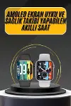 Akıllı Saat Yeni Nesil Android ve İOS Uyumlu Titreşim Modlu Alarm Kronometre-2