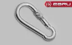 Vidalı Karabina, Kanca, Çengel 11mm - 10 Adet-2