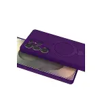 Samsung Galaxy S24 Ultra Regal Magsafe Standlı Kapak - Derin Mor-4