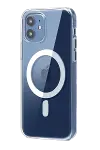 Apple iPhone 12 Combo Sert Şeffaf Magsafe Kapak - Şeffaf-2