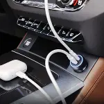 Araç İçi Çakmaklığa TakılanType-C ve USB Girişli 2 Portlu Hızlı Şarj Adaptörü-2