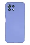 Xiao Mİ 11 Lite Kılıf Nano içi Kadife Silikon - Lila-1