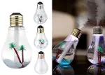 Hava Nemlendirici Ampul Görünümlü Hazneli Buhar Makinesi 400 ml.-1