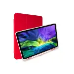 Apple İpad Pro 12.9 (2021) Kılıf Kalemlikli Mars Tablet Kılıfı - Kırmızı-1