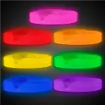 Glow Partisi Glow Ekstra Kalın Fosforlu Bileklik 6 Renk 6 Adet-3