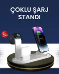 Modern Tasarımlı Çok Fonksiyonlu Kablosuz Şarj Standı-1