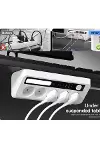 5’li Akım Korumalı Priz 2500W | 2 USB + 2 Type-C Hızlı Şarj | LED Gece Lambalı | Dokunmatik Beyaz-2