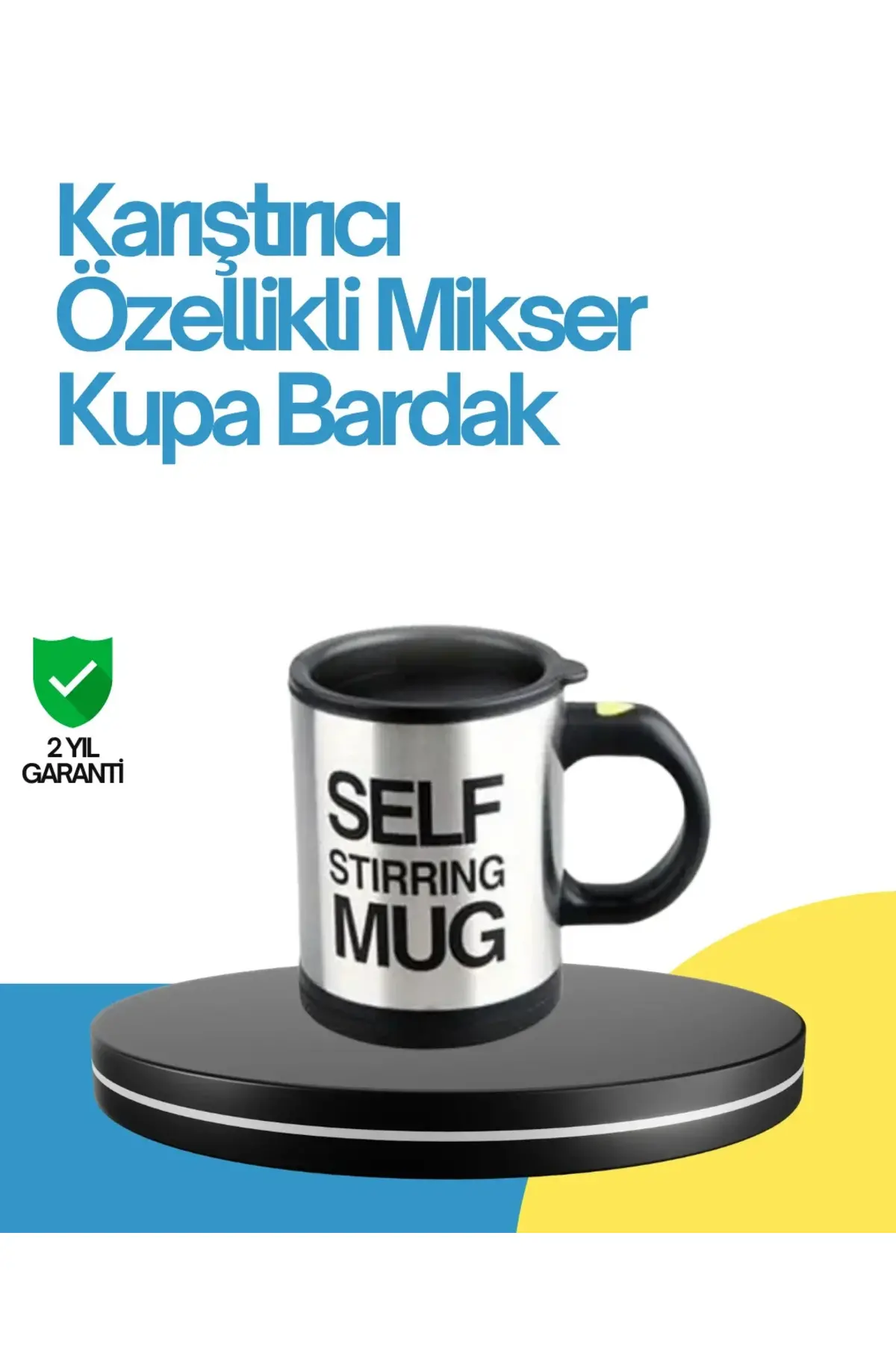 Kendi Kendini Karıştıran Termos Kupa – Pratik, Güçlü Motorlu ve Termos Özellikli