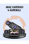 170° Geniş Açı 4 Kameralı Araç Kamerası Hareket Algılamalı-1