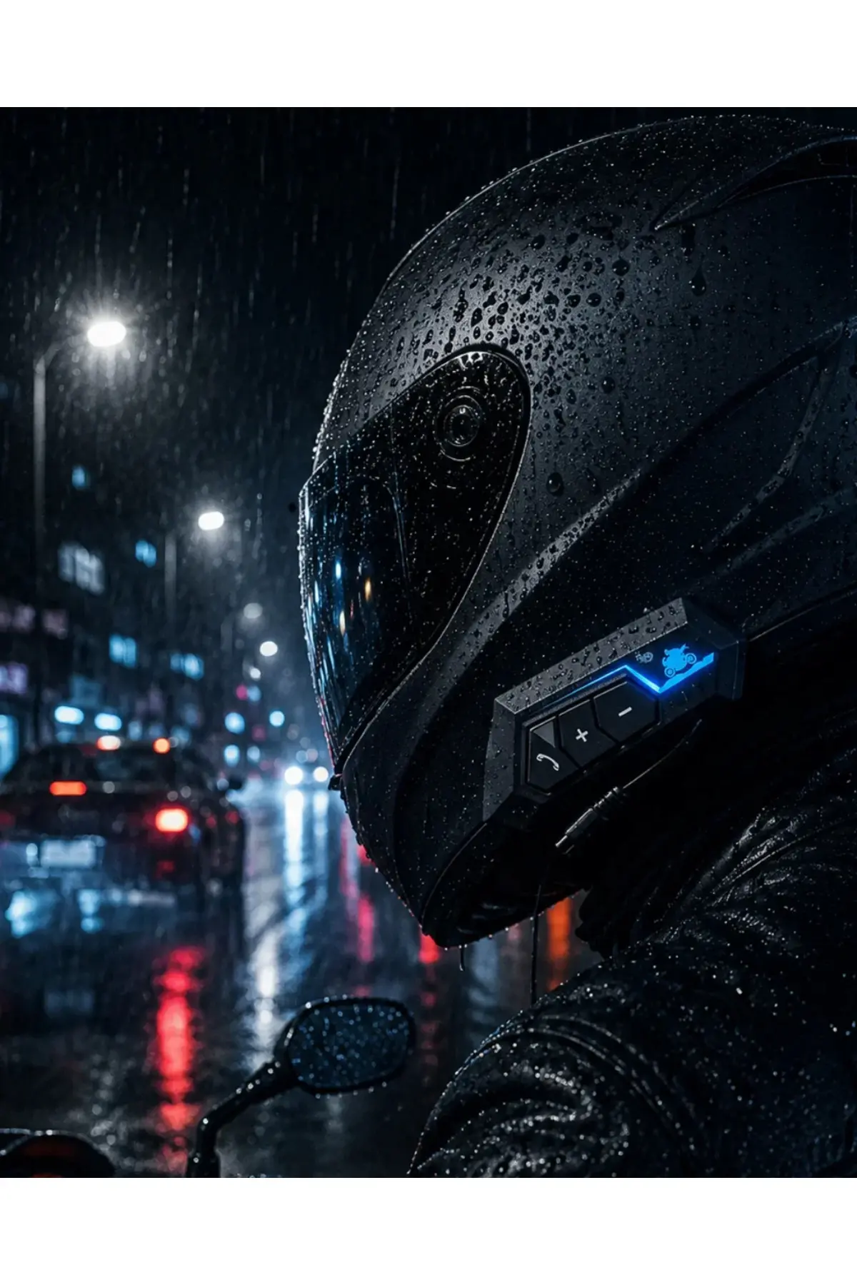 Kablosuz Motosiklet Kask Kulaklığı Bluetooth krofonlu Sürüş Siste