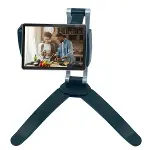 360 Derece Dönebilen Mutfak Masaüstü Telefon Tablet Tutucu Ayarlanabilir Esnek Ayaklı Metal-3
