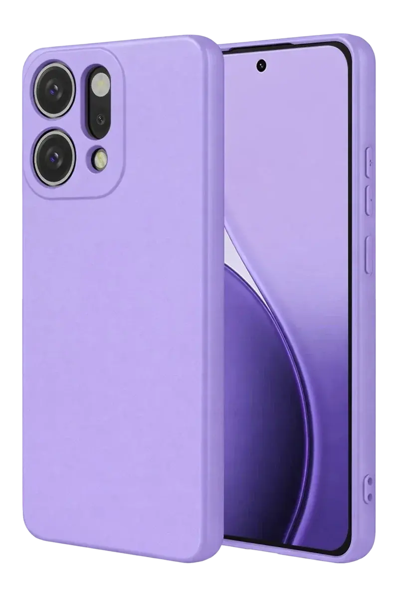 Oppo Reno 14 First Silikon - Lila