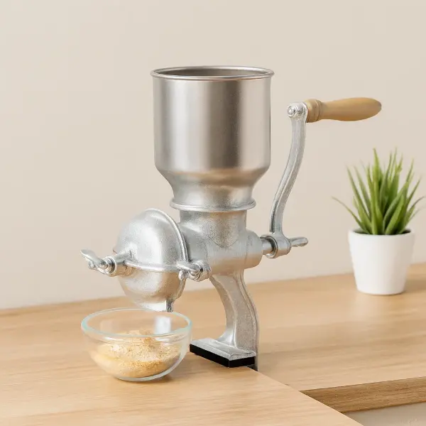 Kollu Mengene Montajlı Bulgur ve Tahıl Öğütme Makinesi