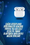 3.Nesil İOS Android Uyumlu Bluetooth 5.0 Beyaz Çağrı Cevaplama-1