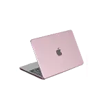 MacBook Neo Şeffaf Macbook Kapak - Pembe-1