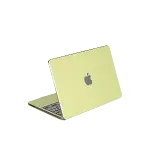 MacBook Neo Şeffaf Macbook Kapak - Yeşil-1