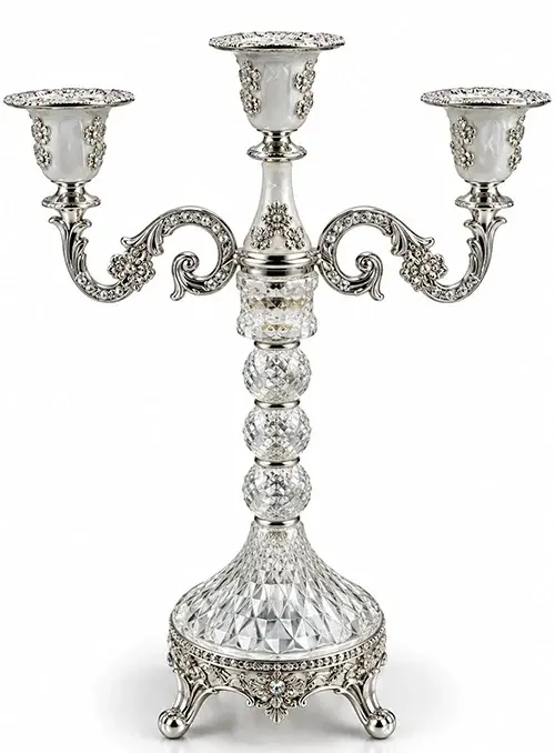 Kristal Şamdan Mumluk Alk6395