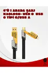 Dönüştürülebilir 4 Başlıklı Hızlı Şarj Kablosu – 1.2m, 65W, Dayanıklı ve Esnek Tasarım-1
