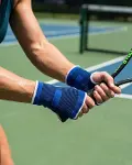 2 Adet Sporcu Bilek Desteği Esnek Nefes Alabilir Örgü Tasarım-1