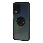 Oppo A54 4g Kılıf Montreal Yüzüklü Silikon Kapak - Siyah-2