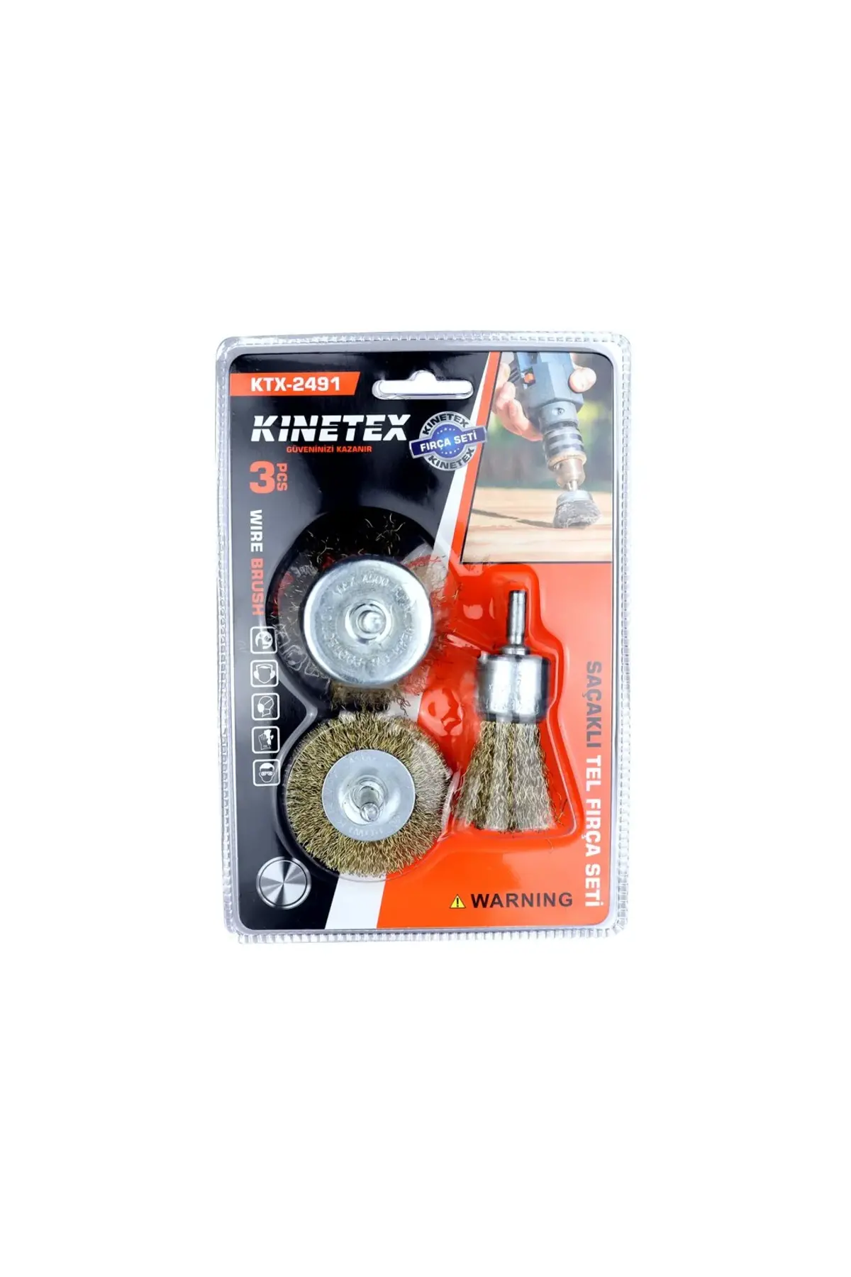 3PCS Saçaklı Tel Fırça Seti