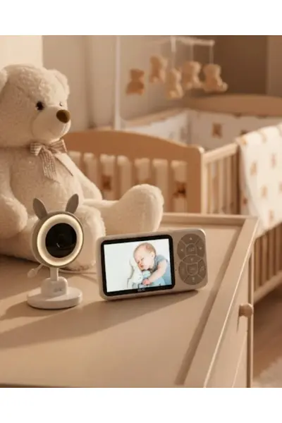 Gece Görüşlü Bebek Telsizi Besleme Hatırlatıcılı LCD Ekran Yeni Nesil