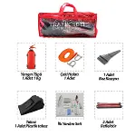 2Lİ Set 4 Gen Çanta 7PCS + 38PCS Oto Trafik Seti + İlk Yardım Seti Yangın TÜPÜ=1KG 2PCS Reflektör Be-2