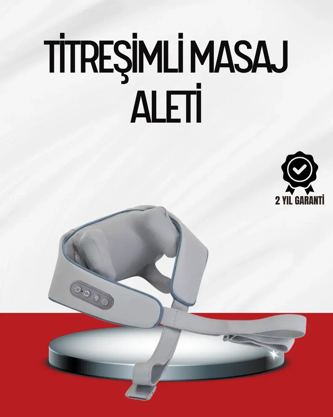 Çok Fonksiyonlu Kablosuz Masaj Aleti | 2 Modlu Isıtmalı