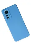 Xiao 12 Lite Kılıf Nano içi Kadife Silikon - Mavi-3