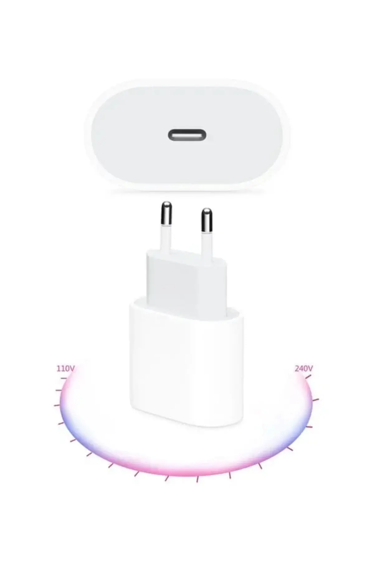 Şarj Aleti 25W Çift Usb-C Hızlı Şarz Cihazı
