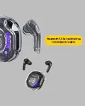 Bluetooth 5.3 Kablosuz Kulaklık 30mm Sürücü LED Ekranlı krofonlu-3