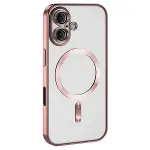 Apple iPhone 16 Plus Kılıf Kross Magneticsafe Kapak - Pembe-3