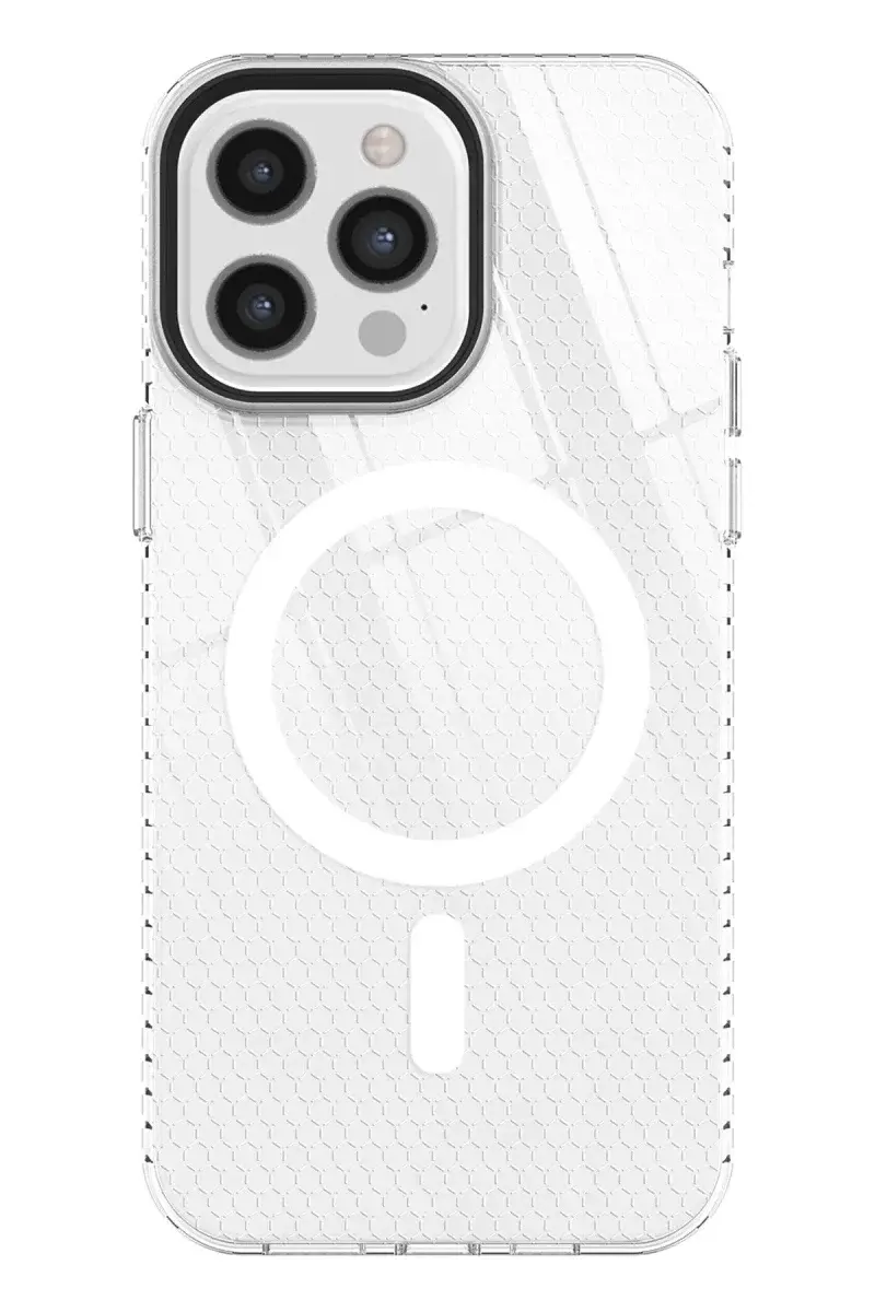 Apple iPhone 12 Pro Max Kılıf Beta Magneticsafe Silikon - Şeffaf