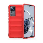 Xiao 12t Pro Kılıf Optimum Silikon - Kırmızı-1